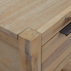 vidaXL Nightstands with Drawers 2 pcs 40x30x48 cm Solid Acacia Wood 6