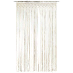 vidaXL Macrame Curtain 140x240 cm Cotton 2