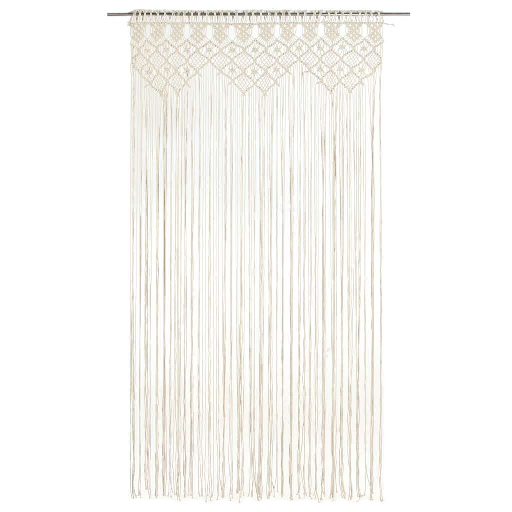 Macrame Curtain 140x240 cm Cotton Cream