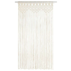 Macrame Curtain 140x240 cm Cotton Cream