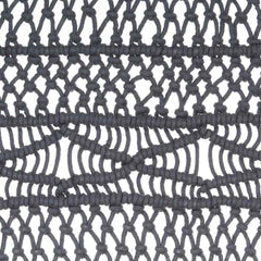 vidaXL Macrame Curtain Anthracite 140x240 cm Cotton 5