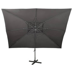 vidaXL Cantilever Garden Parasol with Double Top Anthracite 400x300 cm 3