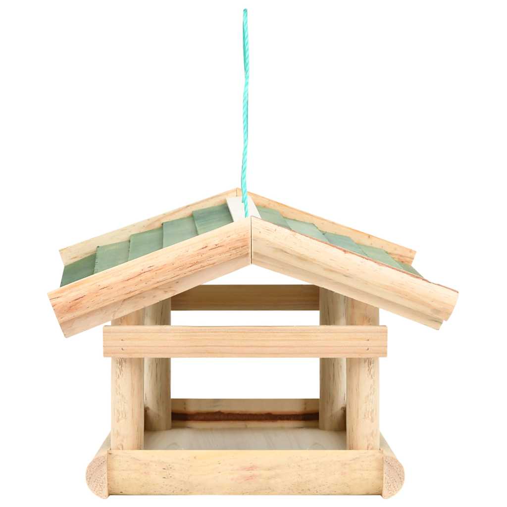 314819 vidaXL Bird Feeder Solid Wood 35x29,5x21 cm 3