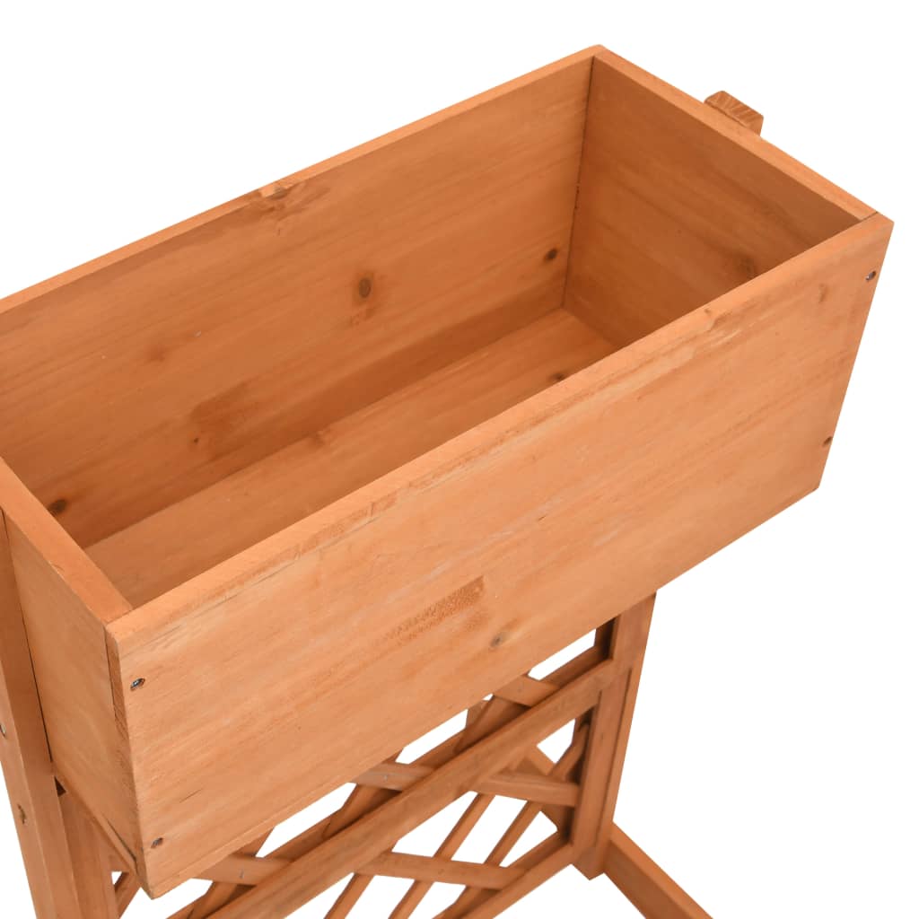vidaXL Planter | Orange | Solid Firwood | Medium | Planters | Planter 4