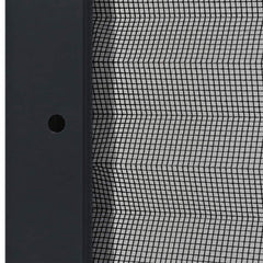 Plisse Insect Screen for Windows Aluminium Anthracite 80 cm 120 cm