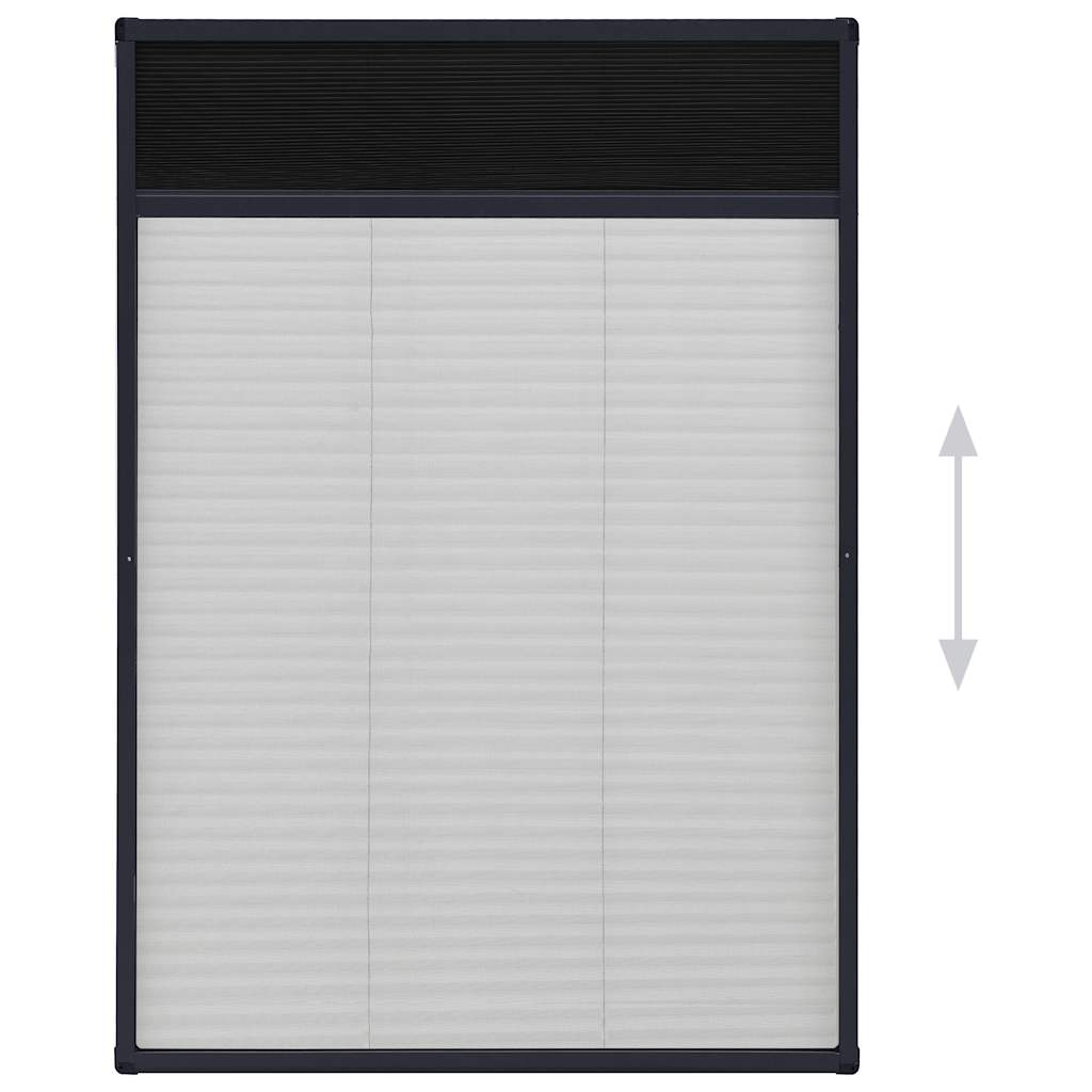 vidaXL Window Screen | Anthracite | Aluminium frame, Fibreglass mesh 4
