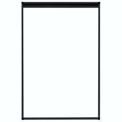 Plisse Insect Screen for Windows Aluminium Anthracite 80 cm 120 cm