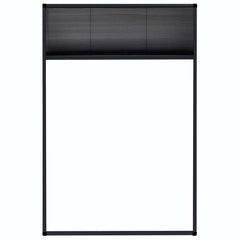 Plisse Insect Screen for Windows Aluminium Anthracite 80 cm 120 cm