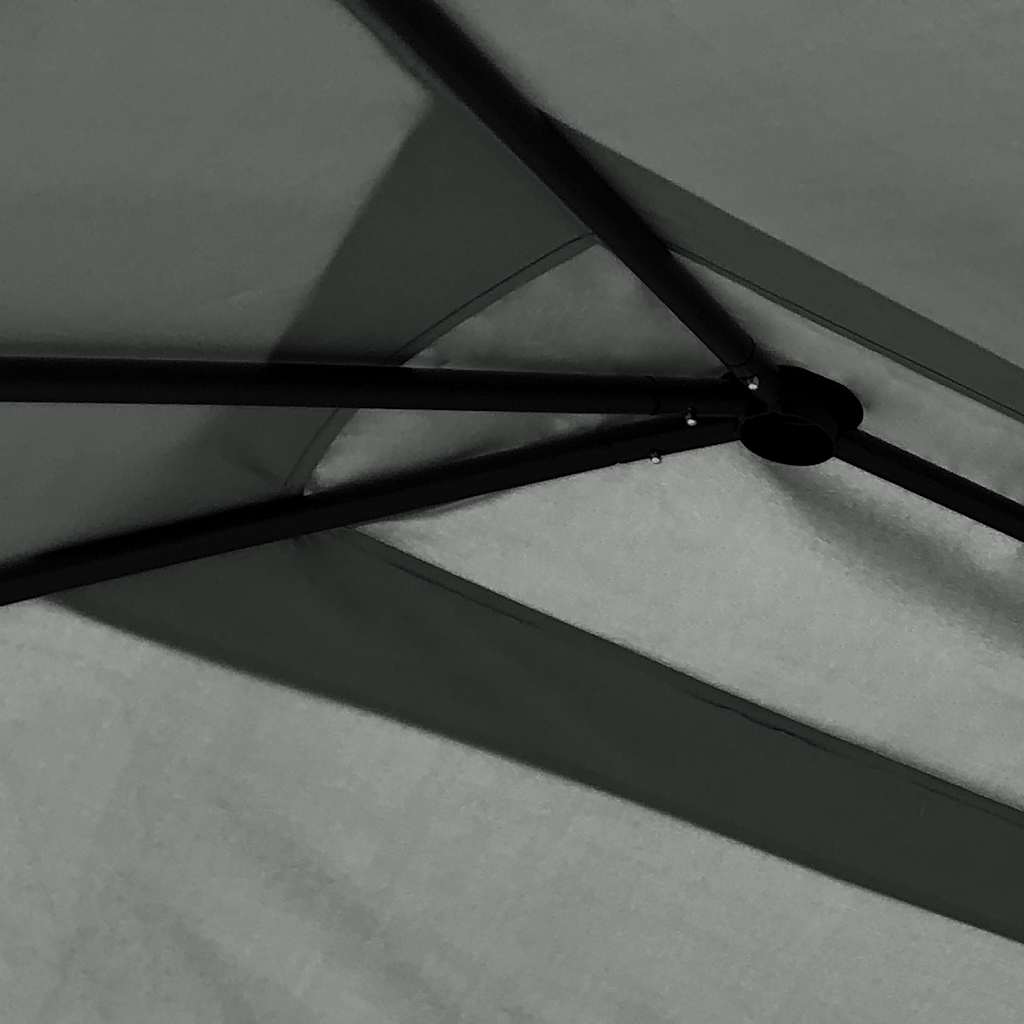vidaXL Gazebo 2.98x5.3x2.59 m Anthracite 160 g/m² 3