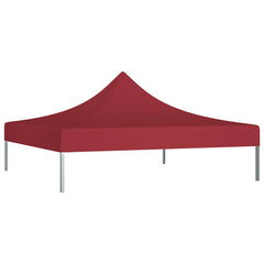 vidaXL Party Tent Roof 3x3 m Burgundy 270 g/m² 2