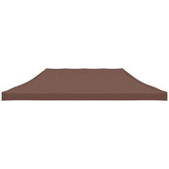 vidaXL Party Tent Roof 6x3 m Brown 270 g/m² 3