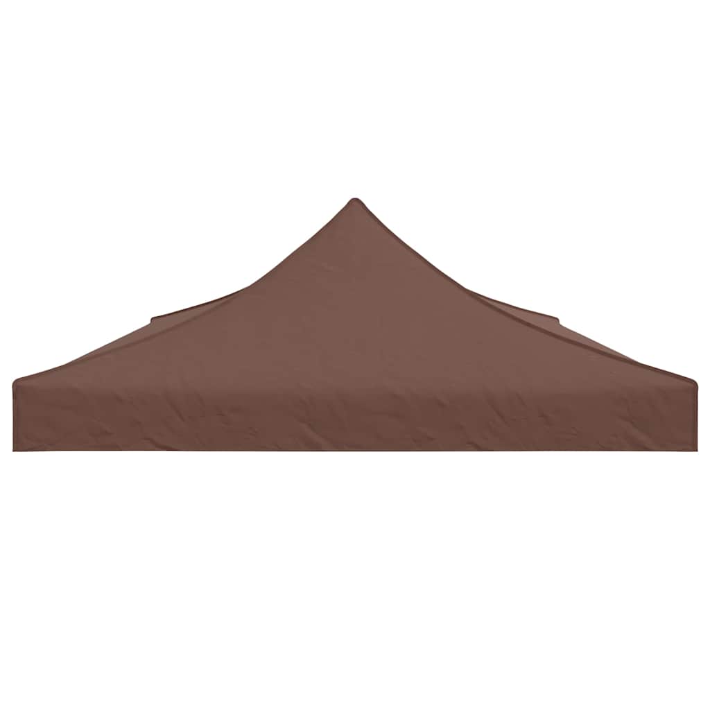 Party Tent Roof 6x3 m 270 g/m² Length 3 m Width 6 m Brown