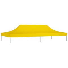 vidaXL Party Tent Roof 6x3 m Yellow 270 g/m² 2