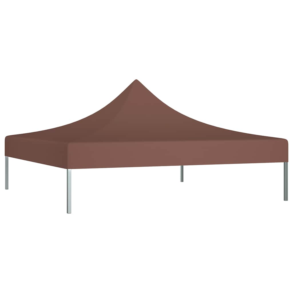 vidaXL Party Tent Roof 2x2 m Brown 270 g/m² 3