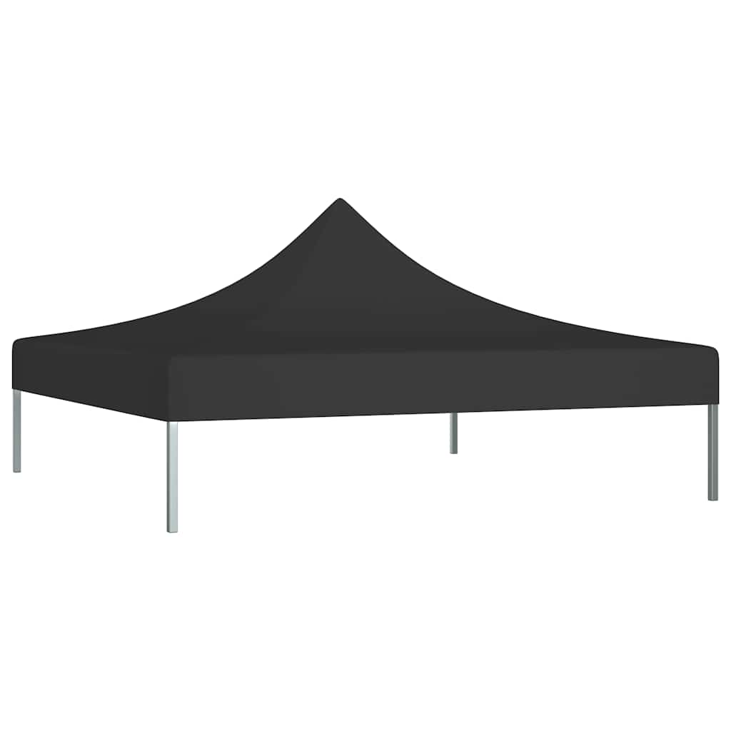 vidaXL Party Tent Roof 2x2 m Black 270 g/m² 3