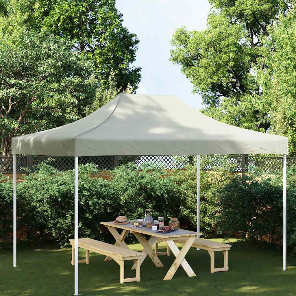 vidaXL Party Tent Roof 4x3 m Cream 270 g/m² 1