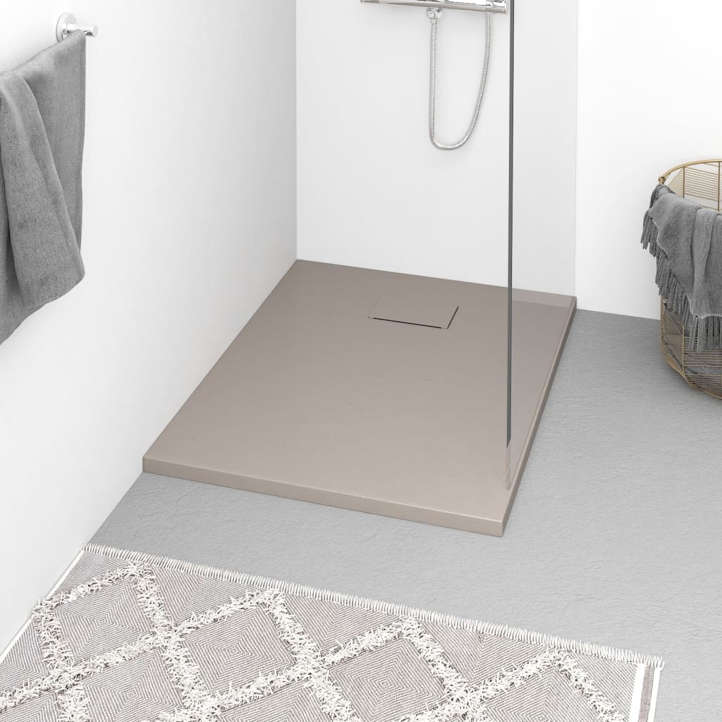 Shower Base Tray SMC Length 70 cm Brown 90 cm