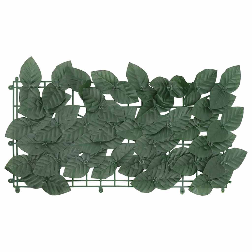 315493 vidaXL Balcony Screen with Dark Green Leaves 500x150 cm 2