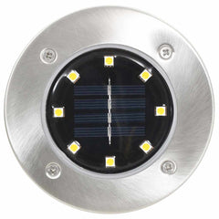vidaXL Solar Ground Light | Set of 8 | Multicolour with stainless steel | PP 5