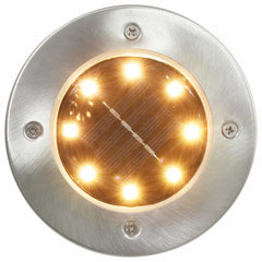 vidaXL Solar Ground Light | Set of 8 | Multicolour with stainless steel | PP 6