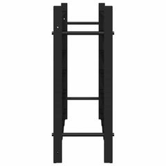 vidaXL Wine Rack for 36 Bottles Black Iron 6