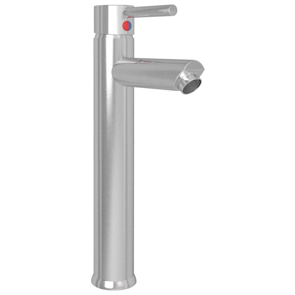 vidaXL Bathroom Mixer Tap Silver 12x30 cm 3
