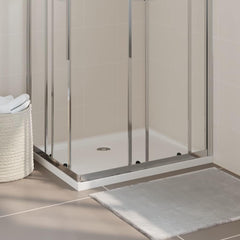 Rectangular ABS Shower Base Tray White 70 cm 90 cm