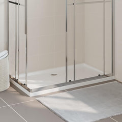 Rectangular ABS Shower Base Tray White 70 cm 120 cm