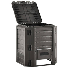 Garden Composter Black 380 l