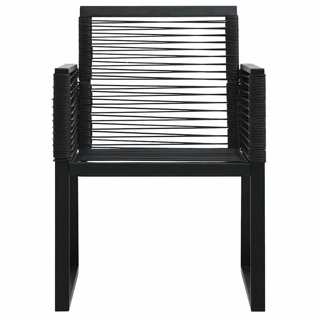 PVC Rattan Black