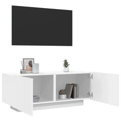 vidaXL TV Cabinet White 100x35x40 cm Engineered Wood 3