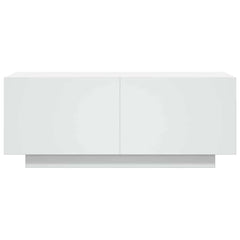 vidaXL TV Cabinet White 100x35x40 cm Engineered Wood 4