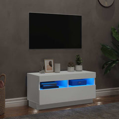vidaXL TV Cabinet with LED Lights 80x35x40 cm