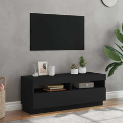 vidaXL TV Cabinet with LED Lights 80x35x40 cm