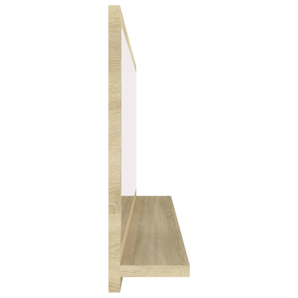 vidaXL Bathroom Mirror Sonoma Oak 90x10.5x37 cm Engineered Wood 5