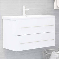 Sink Cabinet Engineered Wood White