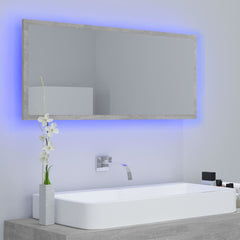 vidaXL Mirror | Concrete grey | Engineered wood and acrylic | Medium 3