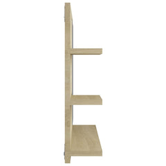 vidaXL Mirror | Sonoma oak | Engineered wood, acrylic | Medium | Mirror 5