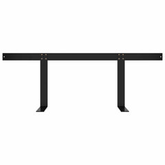 vidaXL Backrest For Pallet Sofa | Black | Iron | Medium | Durable 6