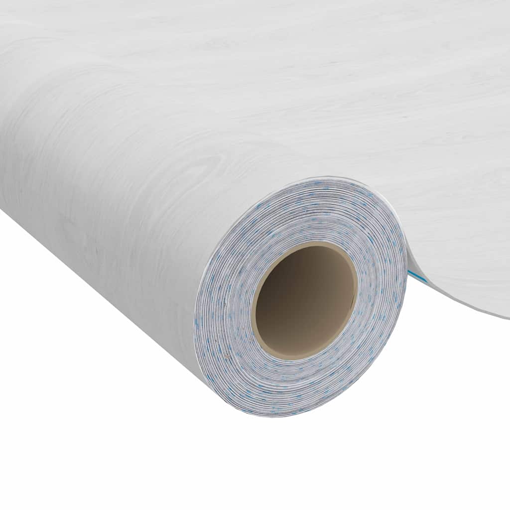 vidaXL Door Film | Set of 4 | White wood | PVC | 210x90 cm per roll 4