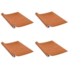 vidaXL Door Film | Set of 4 | Light Oak | PVC | 210 x 90 cm 2