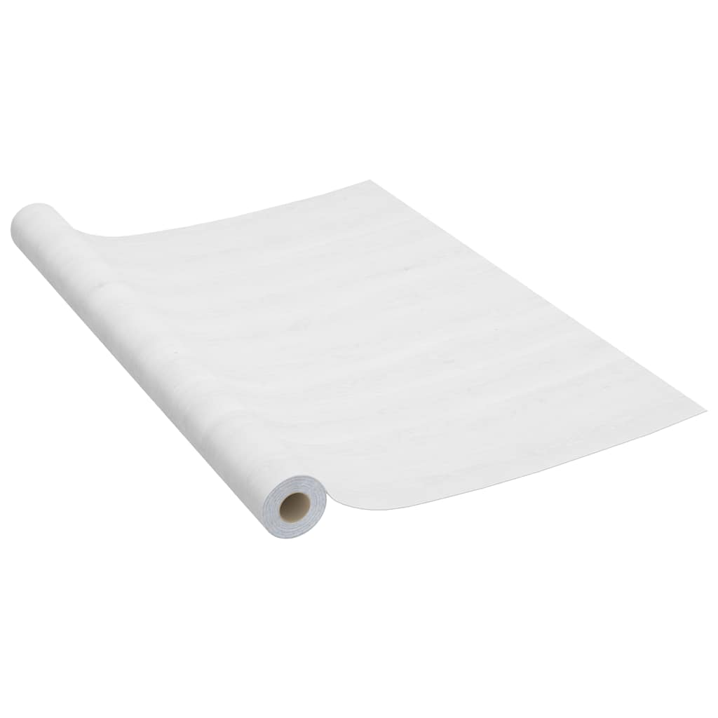 vidaXL Furniture Film | Set of 2 | White wood | PVC | 500 x 90 cm 4