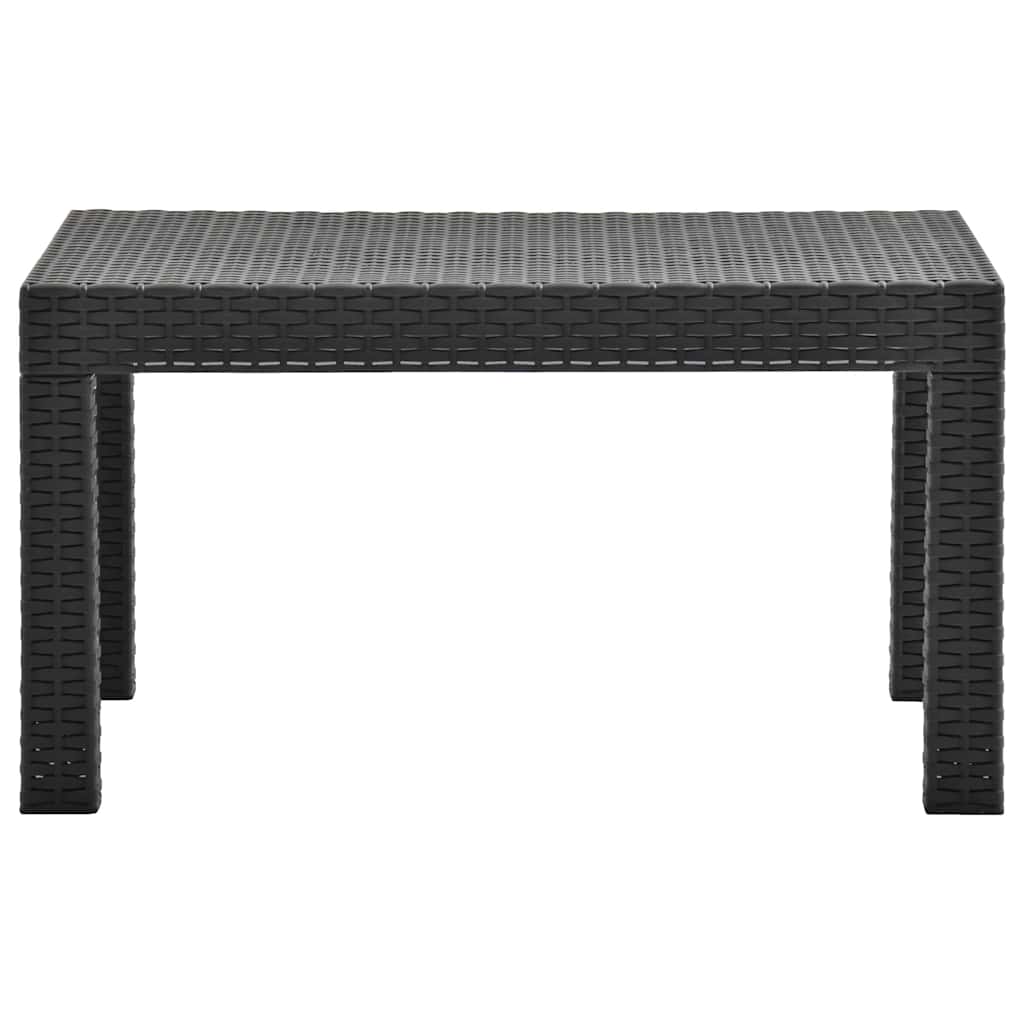 vidaXL Garden Table | Anthracite | Polypropylene | Medium | Lightweight 2
