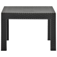 vidaXL Garden Table | Anthracite | Polypropylene | Medium | Lightweight 3