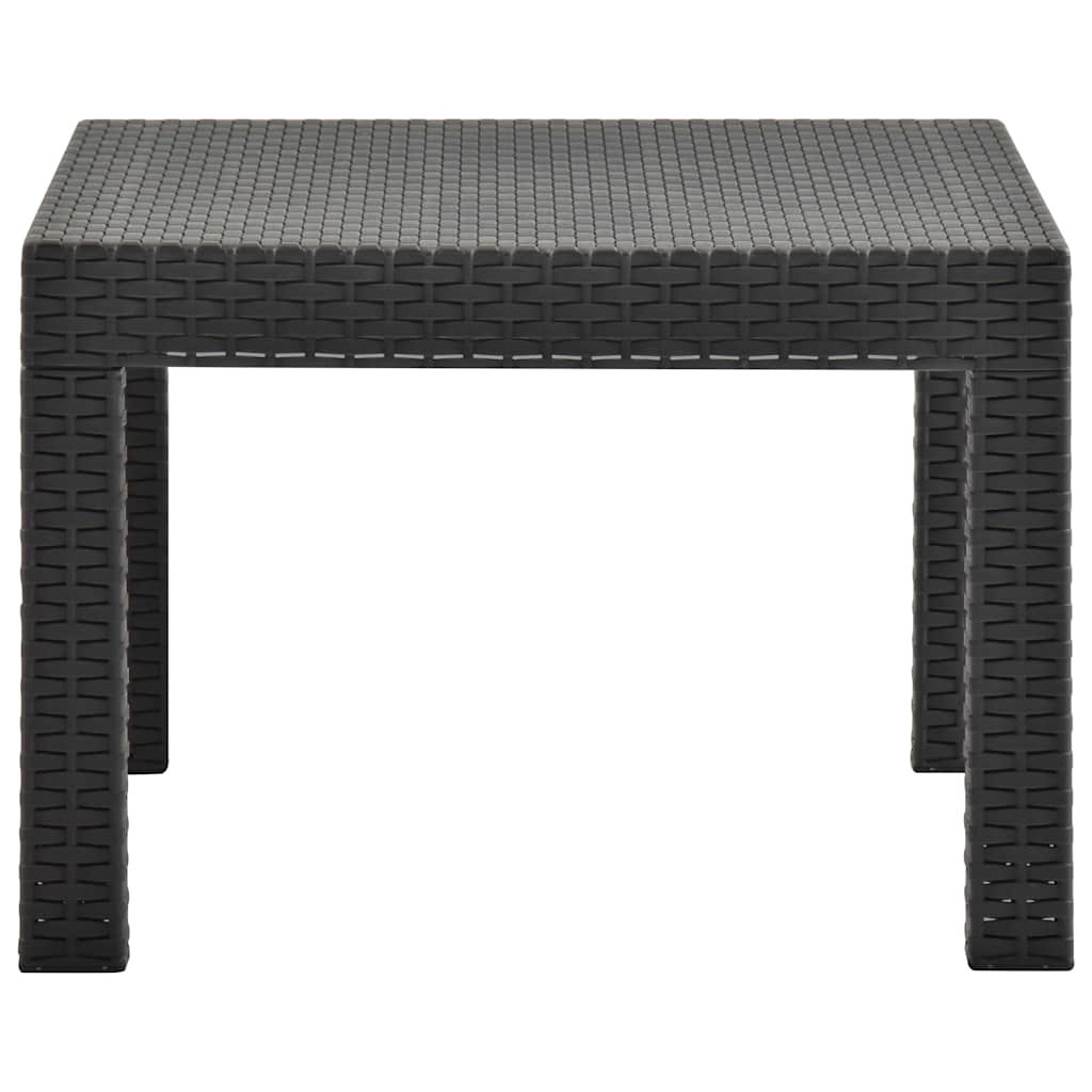 vidaXL Garden Table | Anthracite | Polypropylene | Medium | Lightweight 3