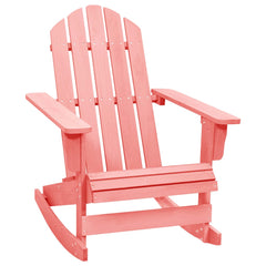 vidaXL Garden Adirondack Rocking Chair Solid Fir Wood