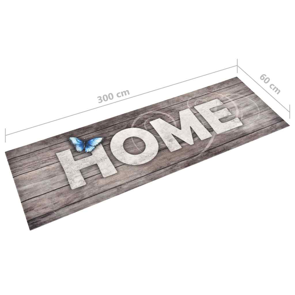 vidaXL Kitchen Carpet | Multicolour | Polyamide, Latex | 60 x 300 cm 5