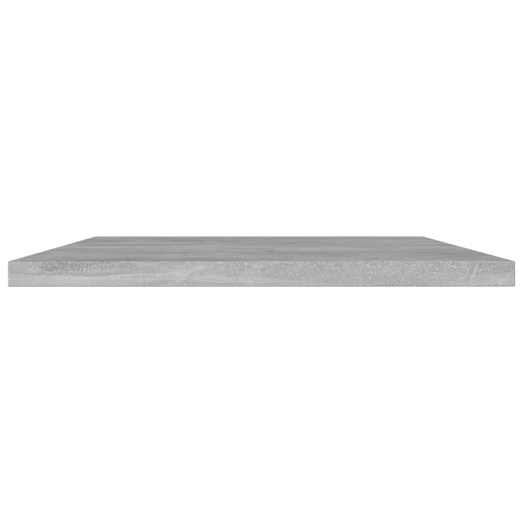 805258 vidaXL Bookshelf Boards 4 pcs Concrete Grey 60x40x1,5 cm Engineered Wood 3