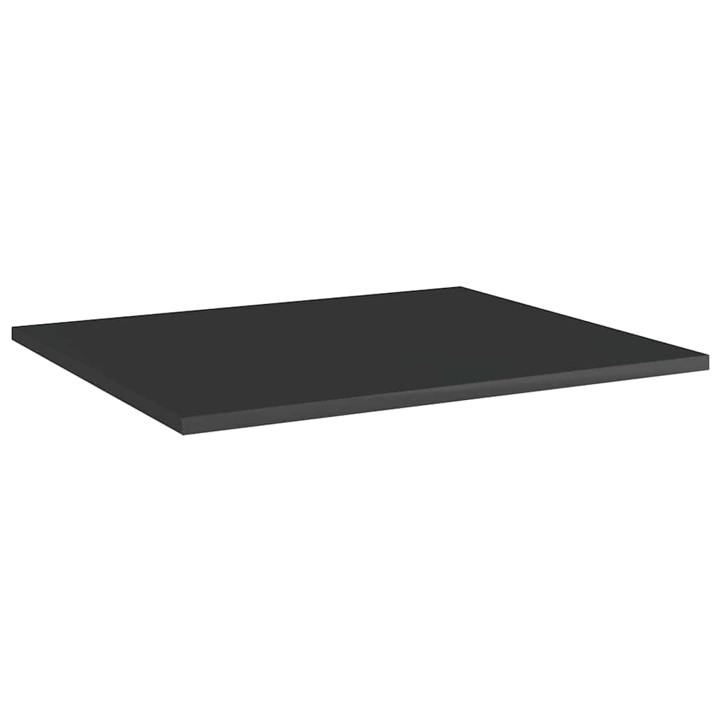 805279 vidaXL Bookshelf Boards 8 pcs High Gloss Black 60x50x1,5 cm Engineered Wood 2