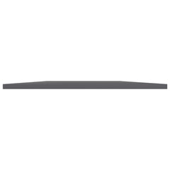 vidaXL Bookshelf Boards 4 pcs High Gloss Grey 80x50x1.5 cm 3